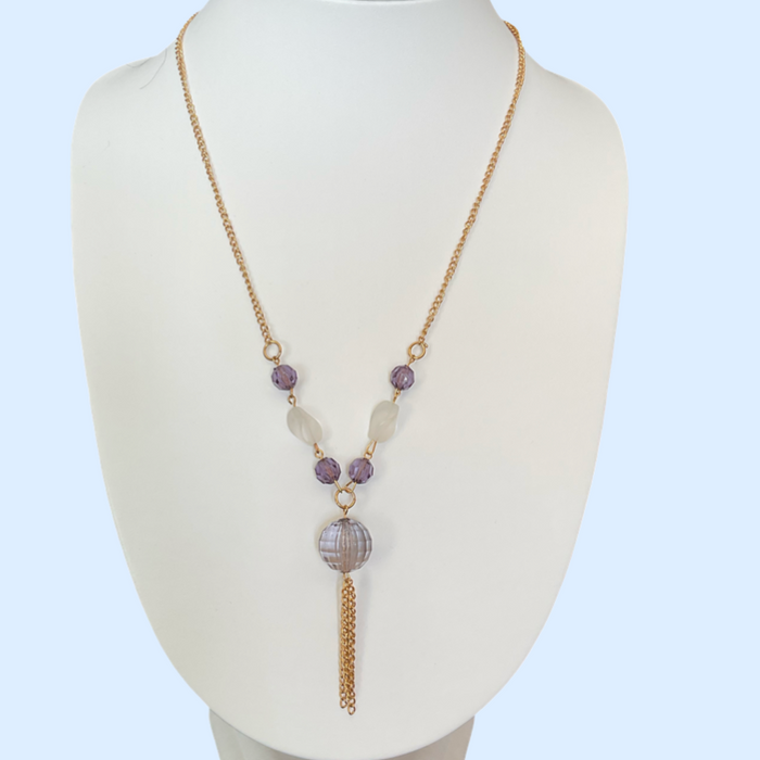 Bijoux | Collier chaîne doré avec pendentif en forme de boule