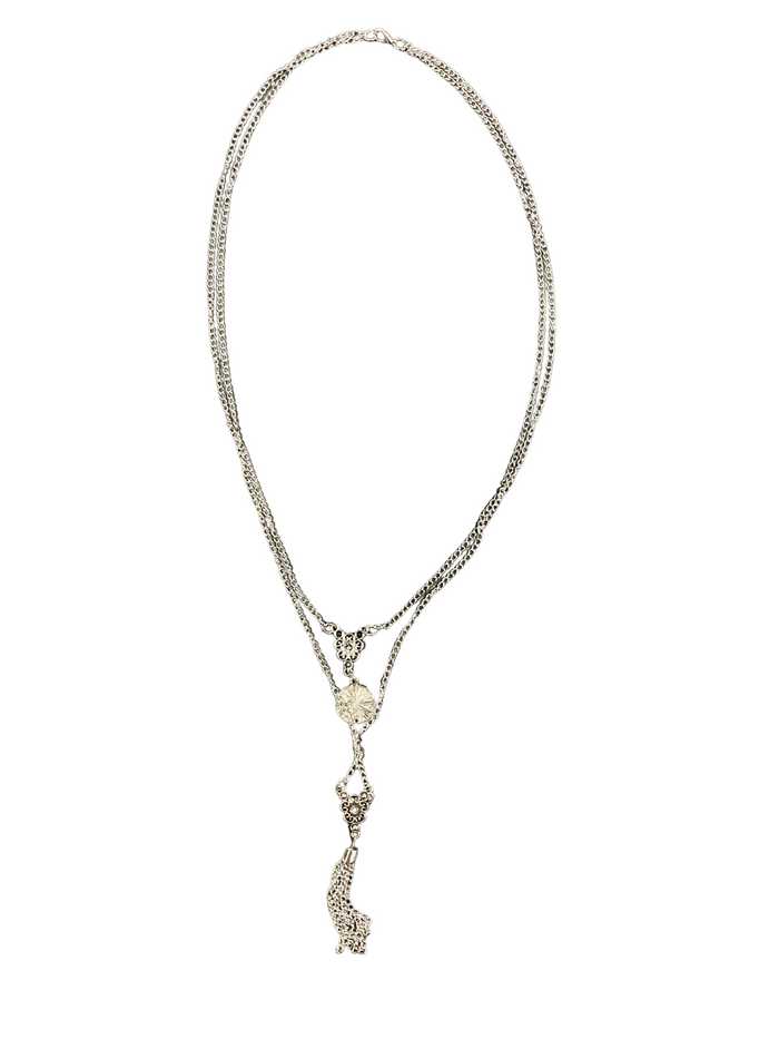 Bijoux | Collier argent avec médaillon