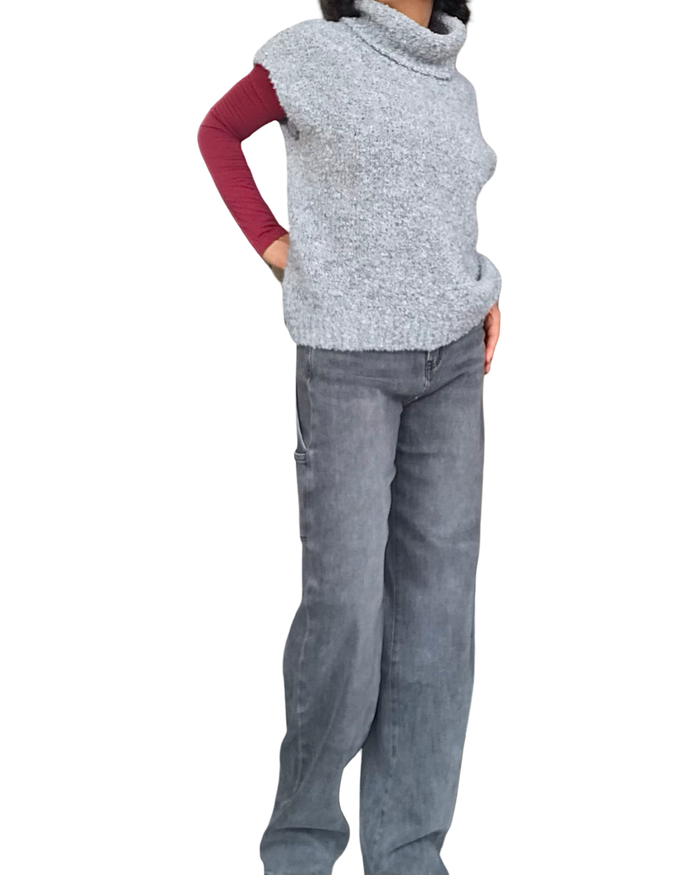 Jeans gris droit panthers 32 pouces de jambe