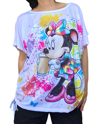 T-shirt Minnie Mouse blanc – style & confort fun