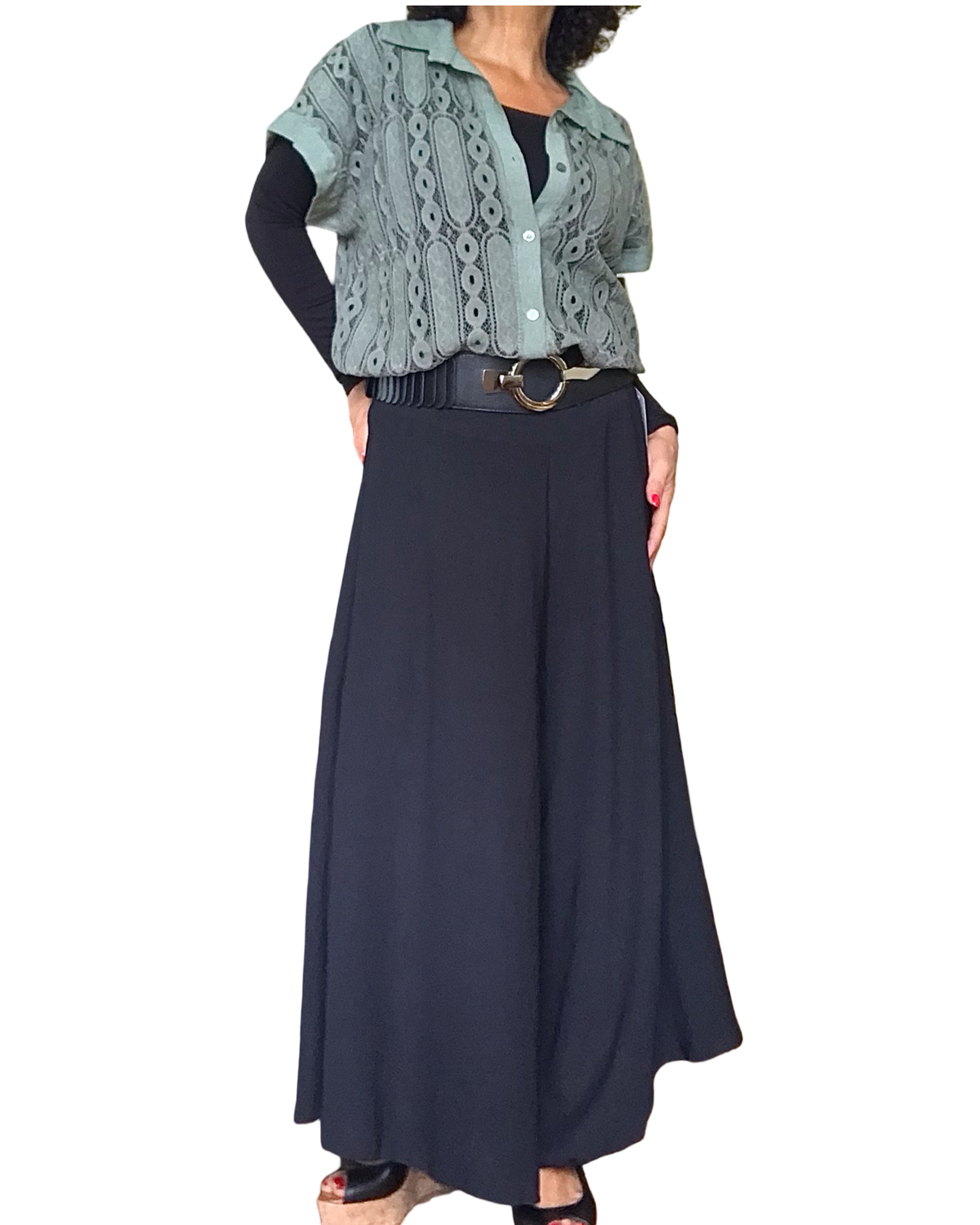 Jupe culotte noir