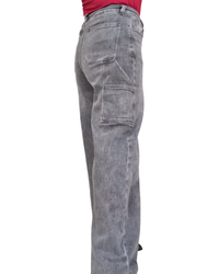 Jeans gris droit panthers 32 pouces de jambe