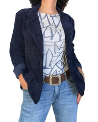 Veston marine en corduroy (livraison 2 octobre )