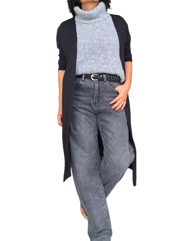 Jeans gris droit panthers 32 pouces de jambe