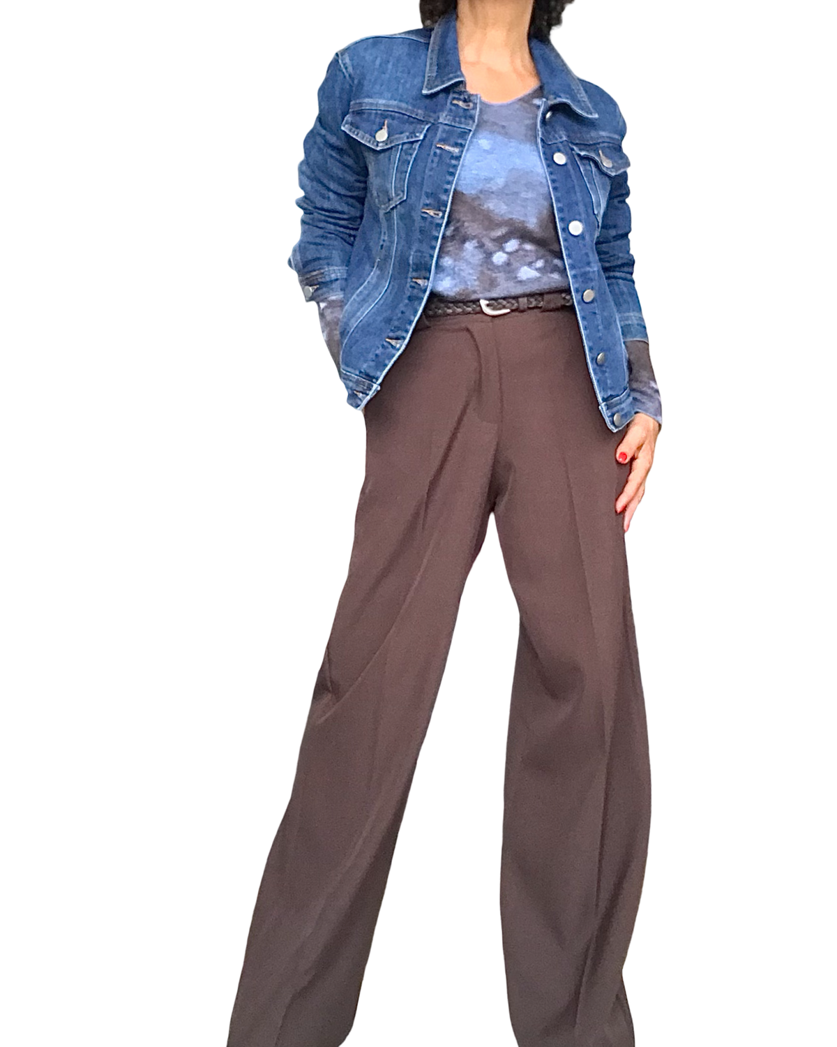 Jeans Jacket bleu moyen avec poches devant
