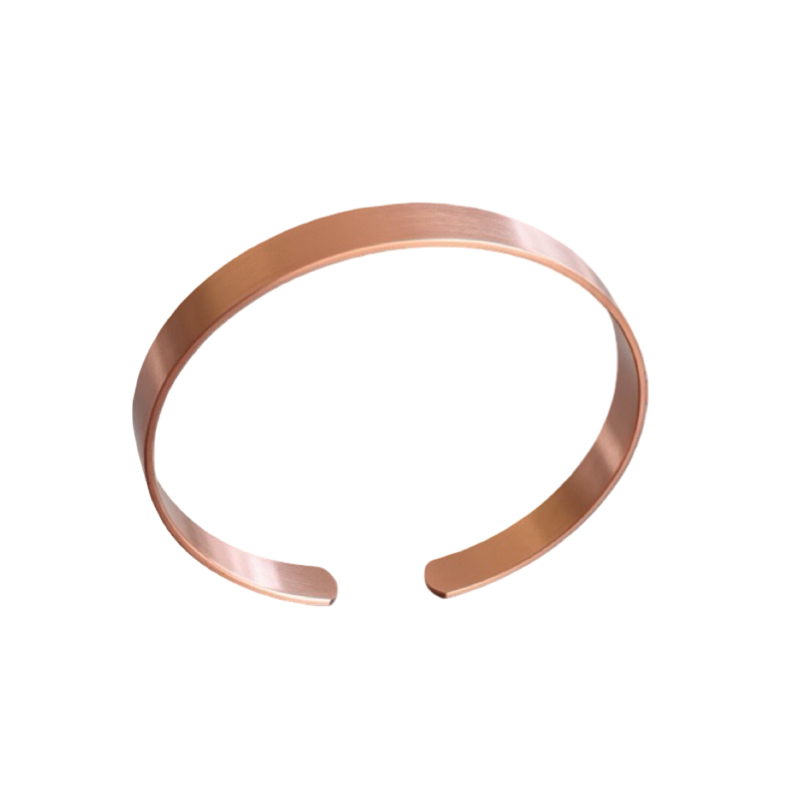 Bracelet en cuivre avec ouverture