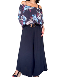 Jupe culotte noir