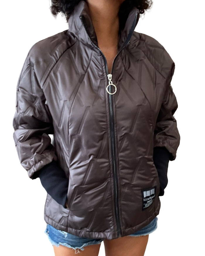 Jacket brun matelassé (livraison 10 septembre)