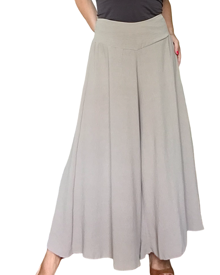 Jupe culotte beige