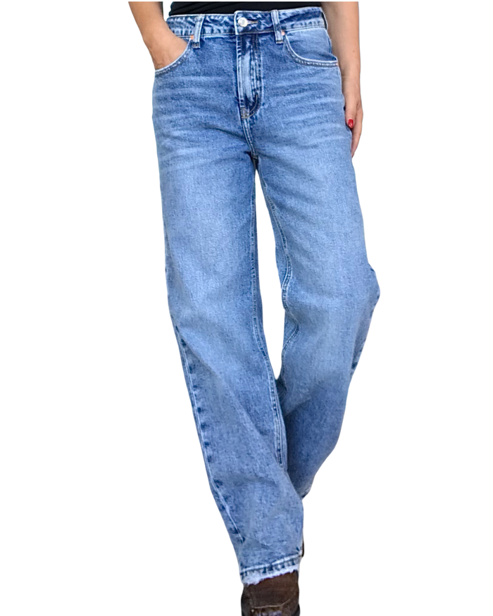Jeans droit bleu pâle 29 pouces de jambe