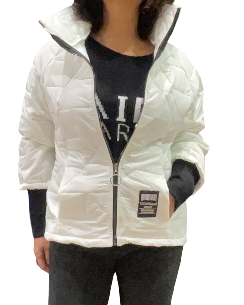 Jacket blanc matelassé