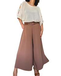 Jupe culotte cognac