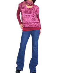 Jeans bleu moyen, jambe droite classique 32 pouces de jambe