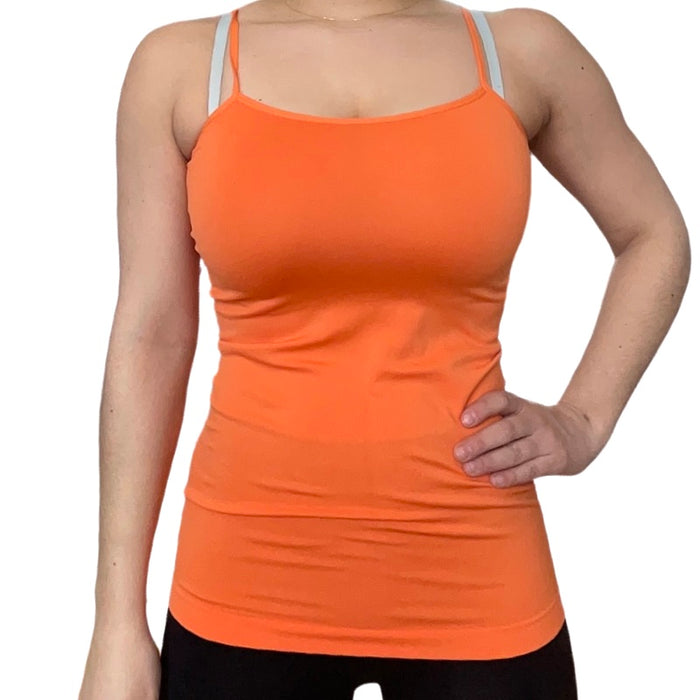 Camisole femme orange gainante | Camisoles amincissantes